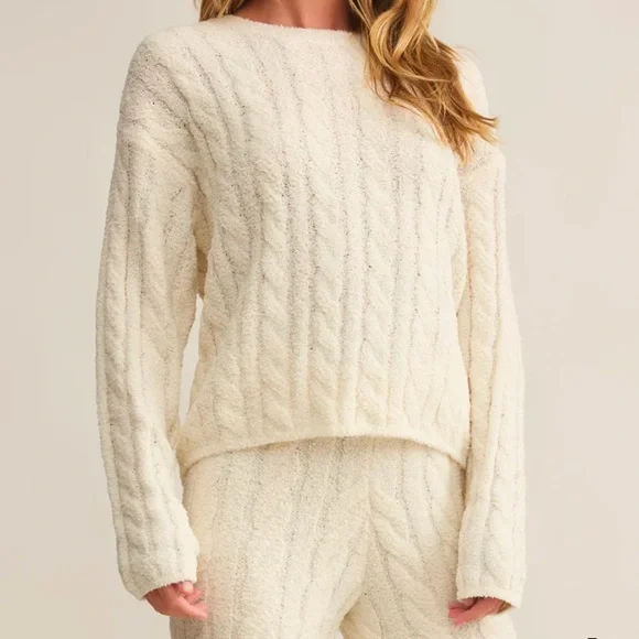 NWHT Z SUPPLY CAROL CABLE KNIT TOP SOLD OUT SIZE L - Picture 4 of 4